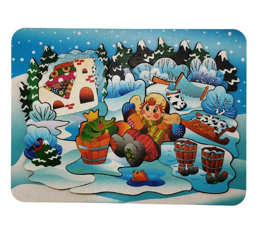 Wooden puzzle "Emelya"