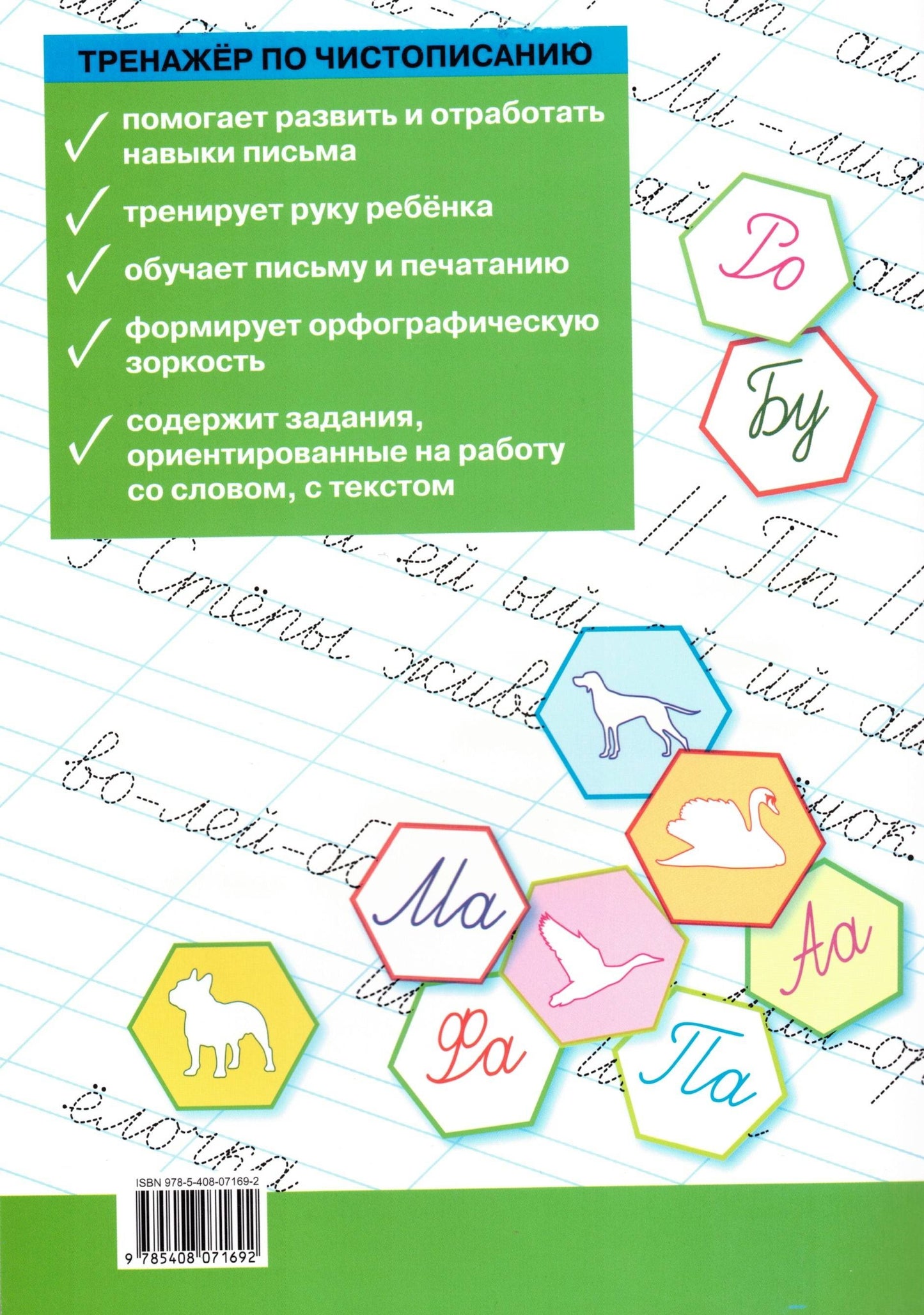 Тренажёр по чистописанию 1 кл
