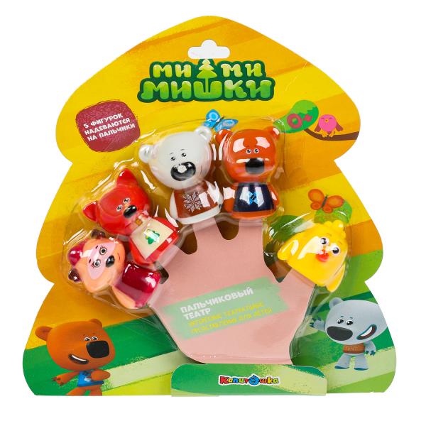 Игрушка пластизоль для ванны Ми-ми-мишки пальчиковый театр