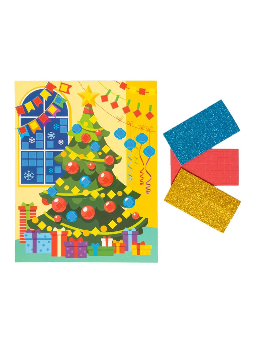 Arts and crafts kit. "Christmas Tree" appliqué.