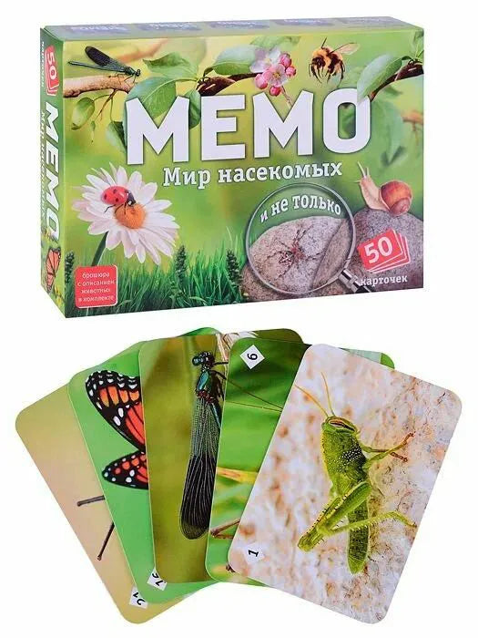Мемо. Мир насекомых и не только