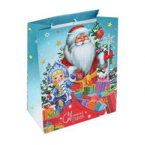 Пакет подарочный глянцевый