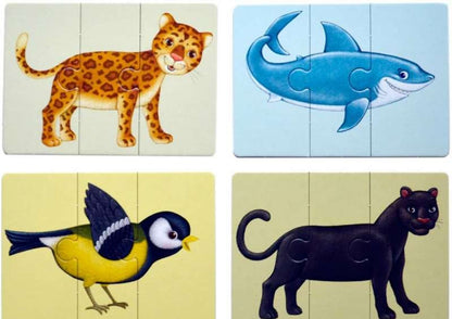 Animal Mix-up. Collecting pictures, syllables, and words