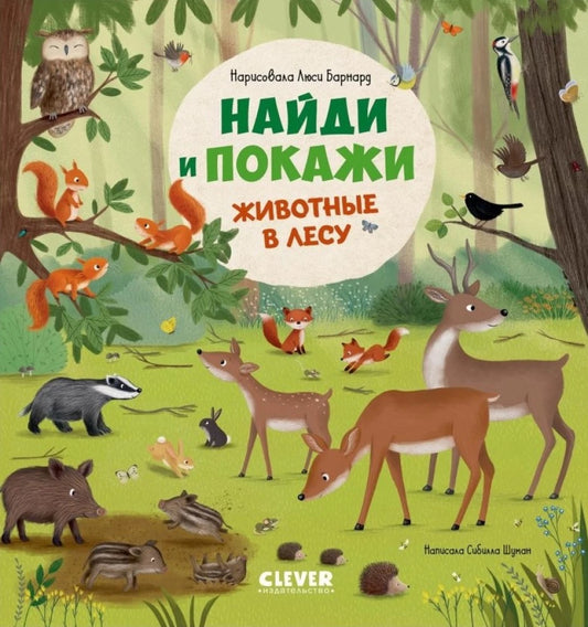 Find and show. Find and show. Animals in the forest