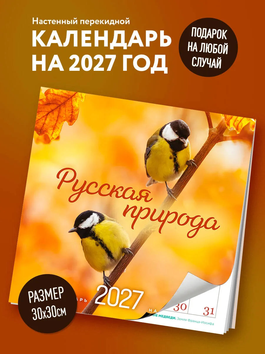 Русская природа. Календарь настенный на 2027 год