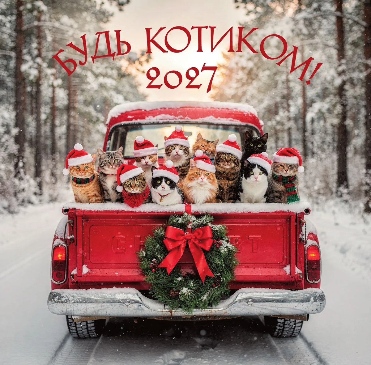 Будь котиком. Календарь настенный на 2027 год