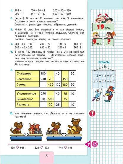 Математика. 4 кл. Учебник. В 2-х ч. Ч.1