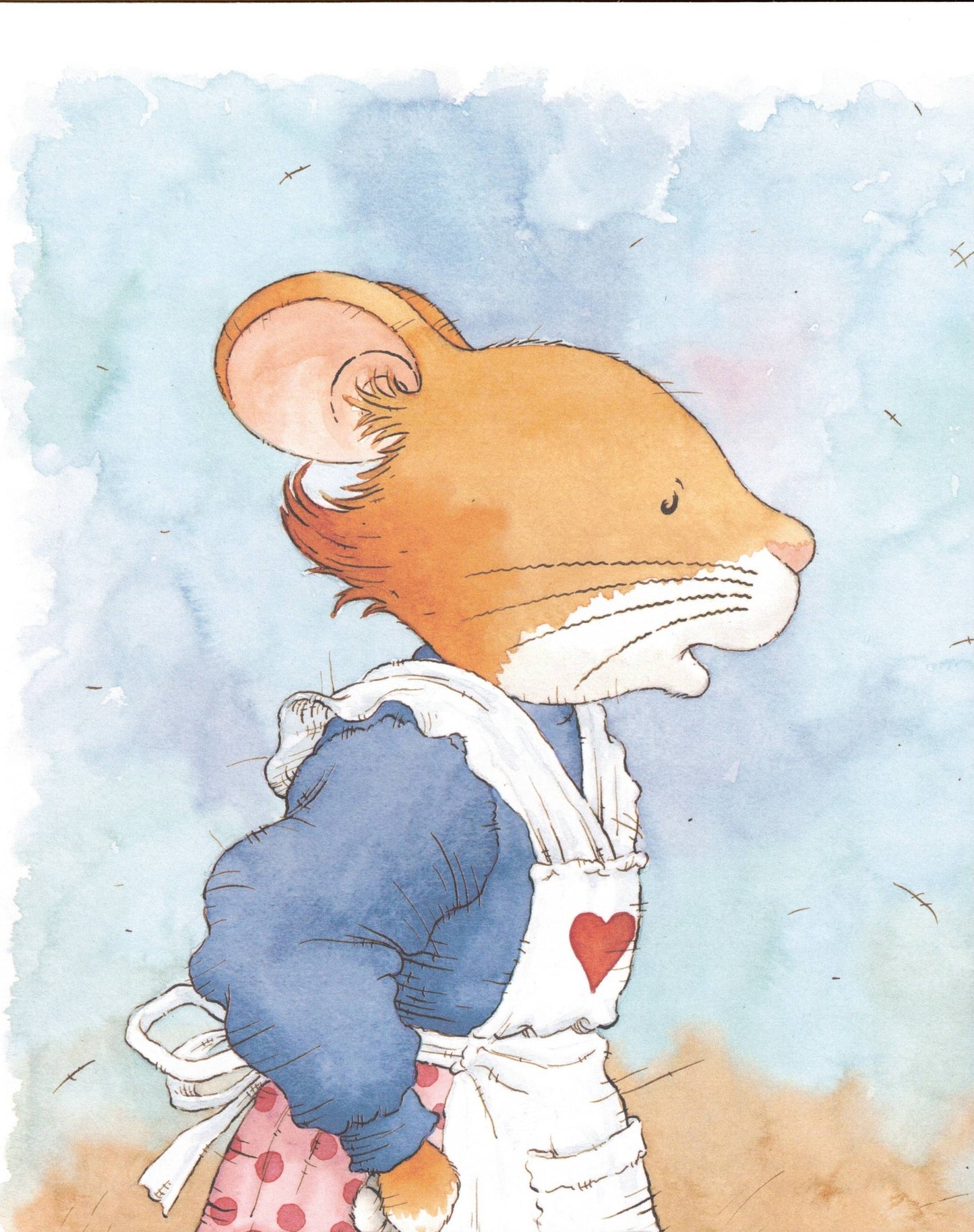 Tim the mouse doesn't want to eat.