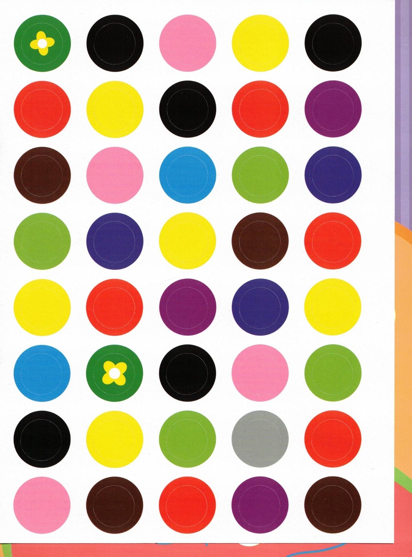 НАКЛЕЙ КРУЖОЧКИ. ЗАБАВНЫЕ ЖИВОТНЫЕ