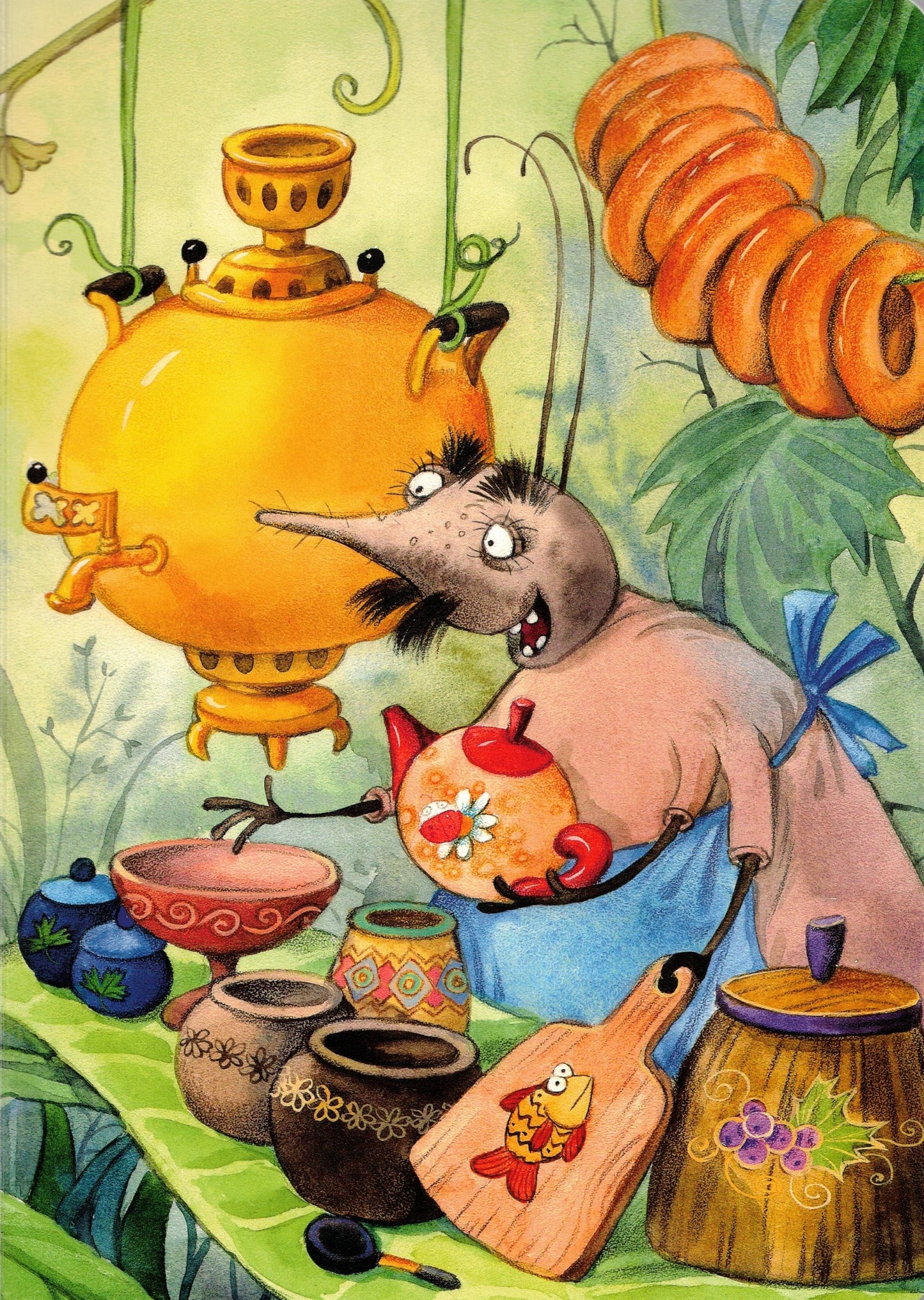 Муха-Цокотуха (на картоне)