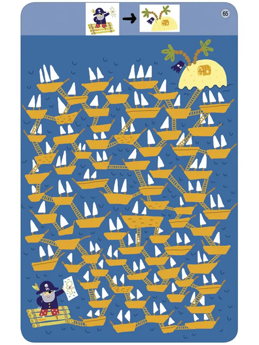Usborne cards. 100 labyrinths from simple to complex