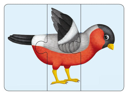 Zoo-animal mix-up. Collecting pictures, syllables, and words