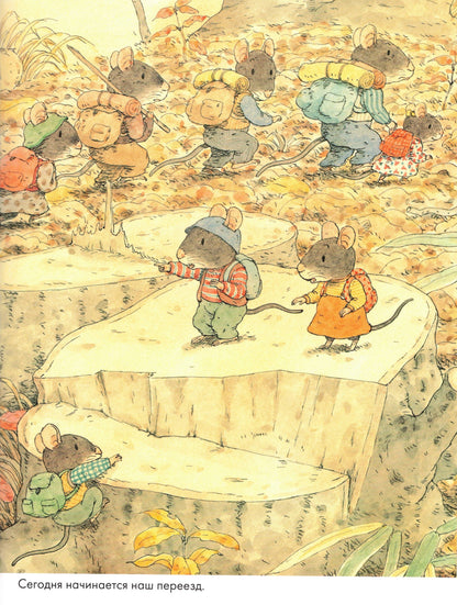 Ивамура Кадзуо.14 лесных мышей. Переезд.