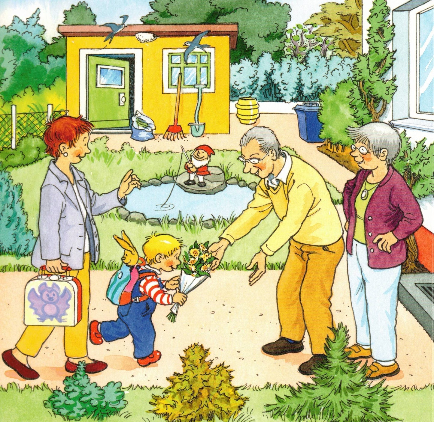 Якоб ночует у бабушки с дедушкой