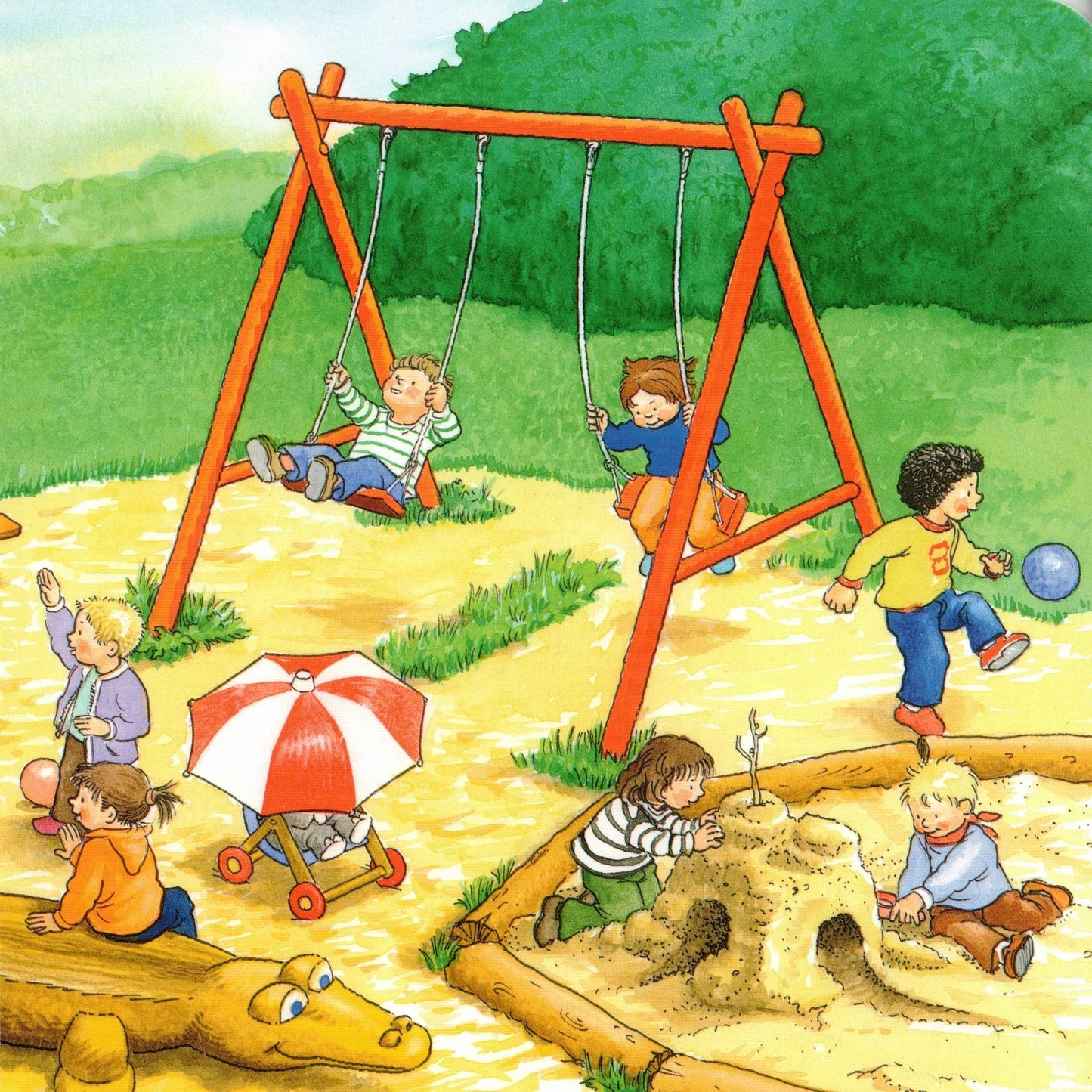 Якоб на детской площадке