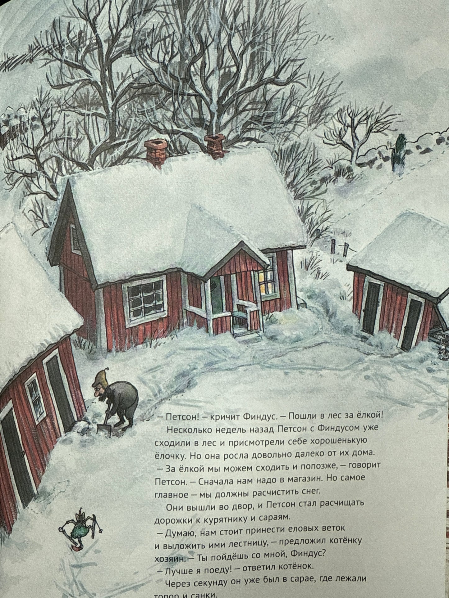 Christmas at Pettson's House