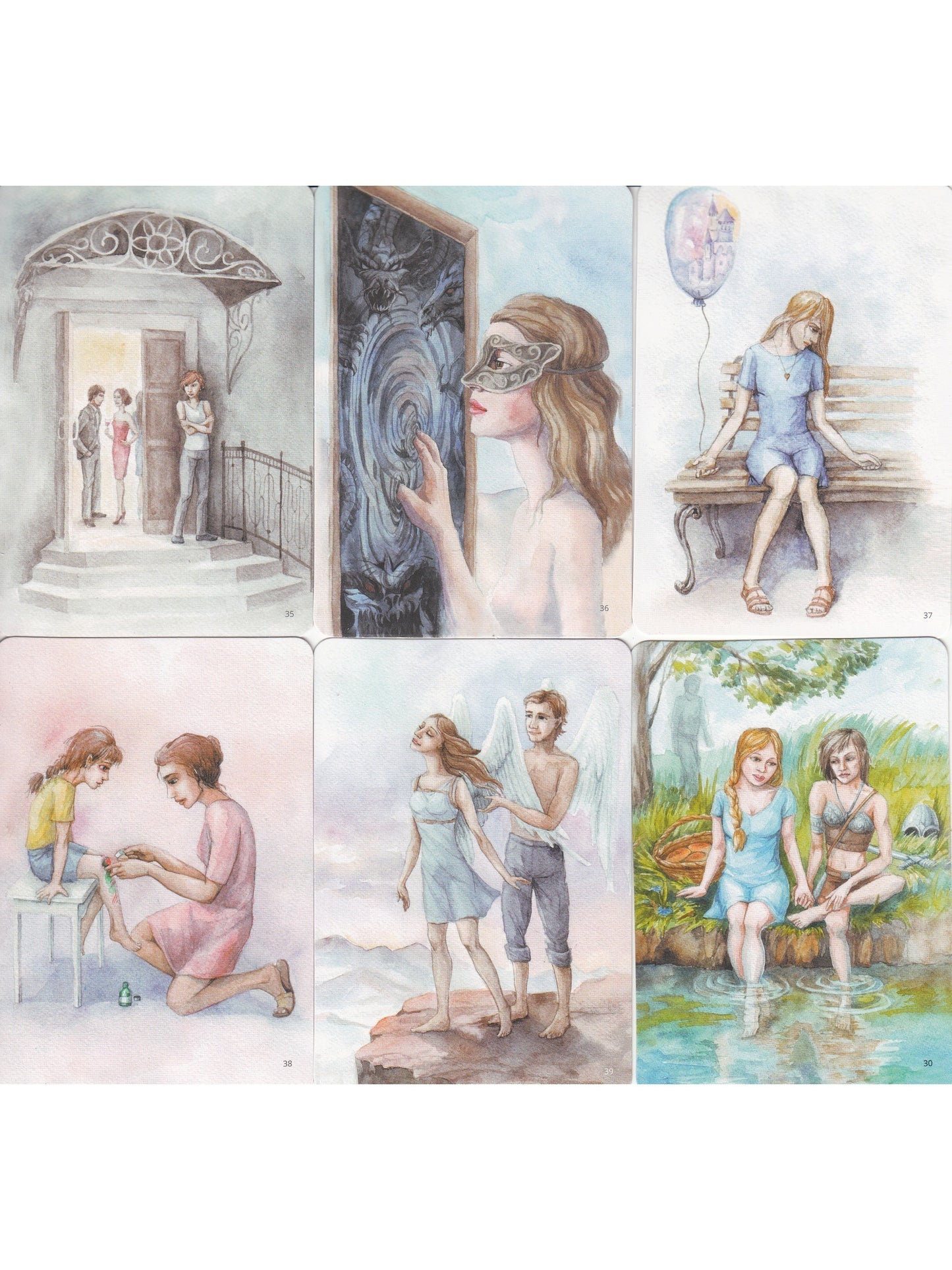 Metaphorical cards with instructions Genesis About you