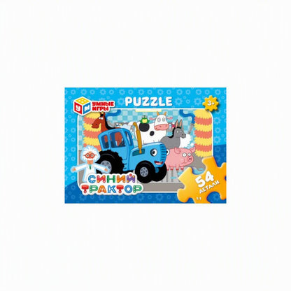 Puzzle 54 Blue Tractor