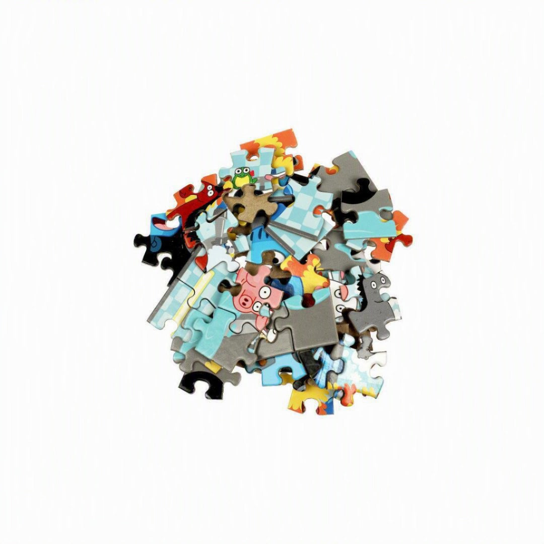 Puzzle 54 Blue Tractor