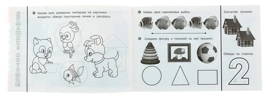 Задания: развиваем малыша 3+