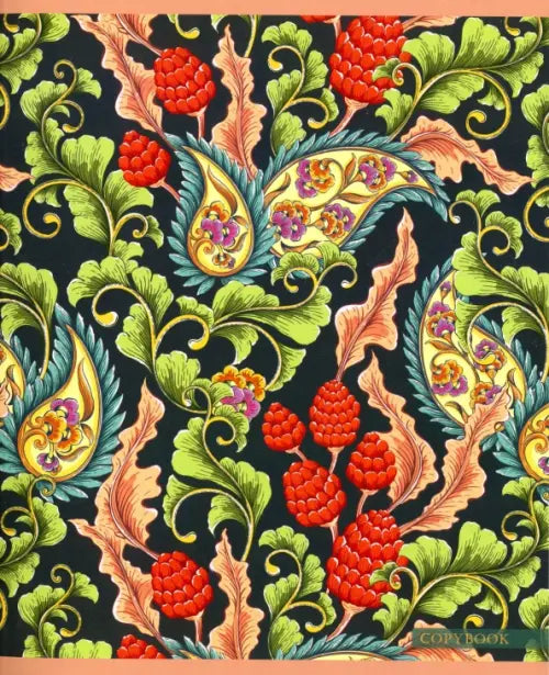 Тетрадь 48л Шелковый орнамент 5видов